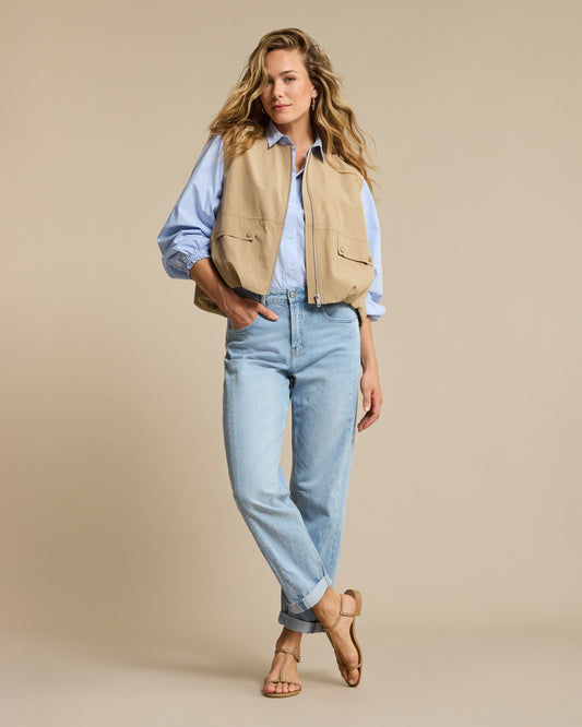 RB Ivy Sleeveless Waistcoat - Dark Sand