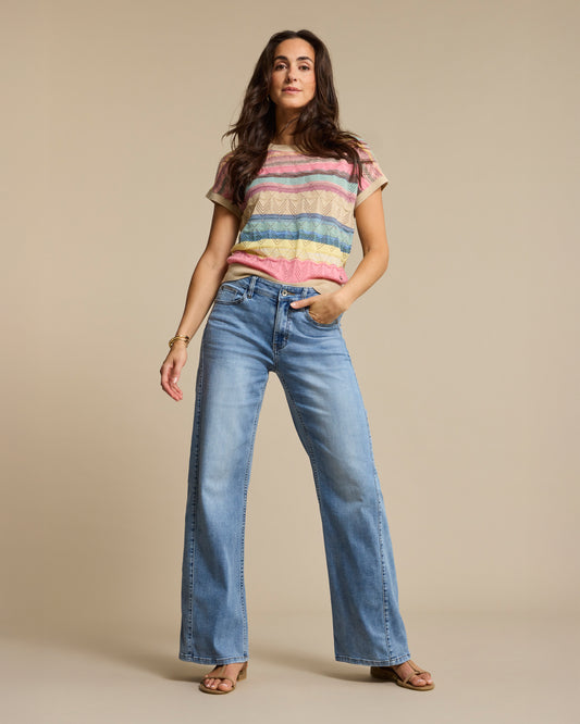 RB Jerry Multi Stripe Top