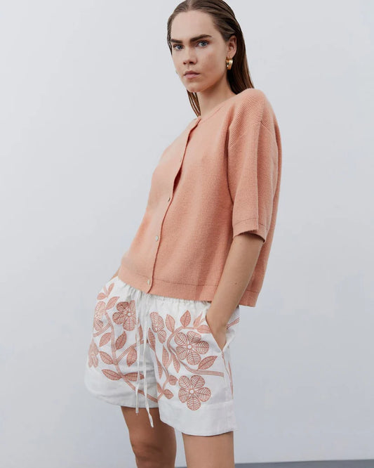 Sofie Schnoor Floral Embroidered Shorts