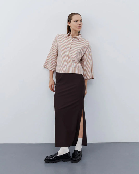 Sofie Schnoor Maxi Skirt - Cashew Brown