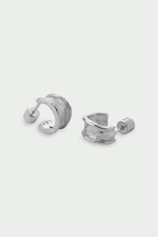 Tutti & Co Driftline Earrings - Silver