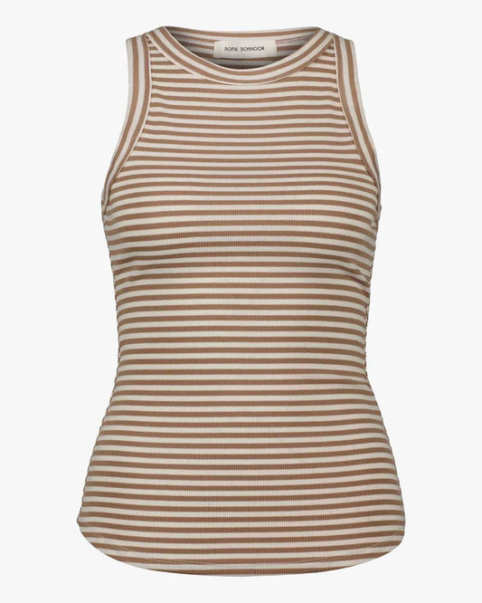 Sofie Schnoor Jullie Tank - Beige Stripe