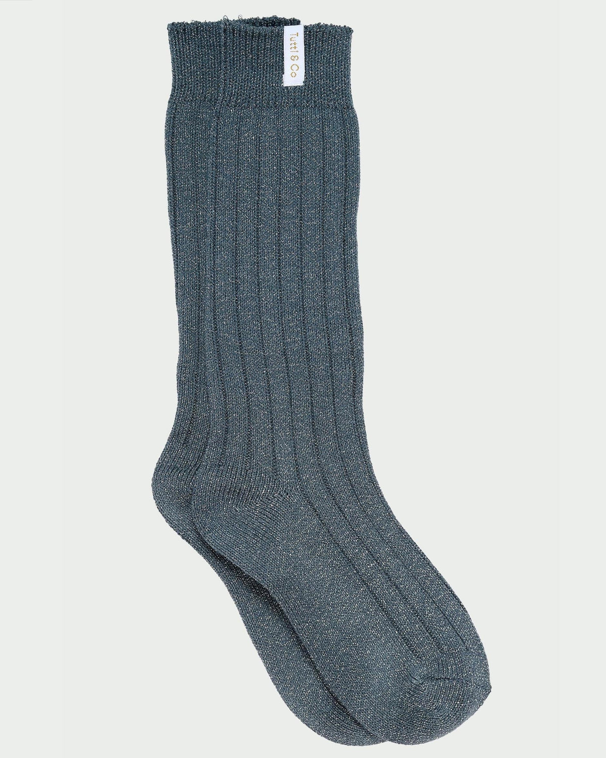 Tutti & Co Forest Long Socks - Green Silver