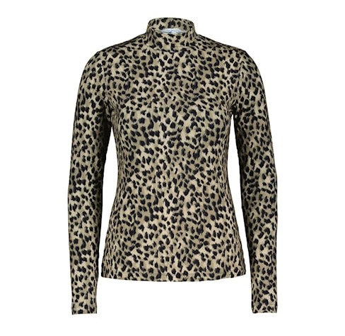 RB Rolinde Leopard Top - Army Green