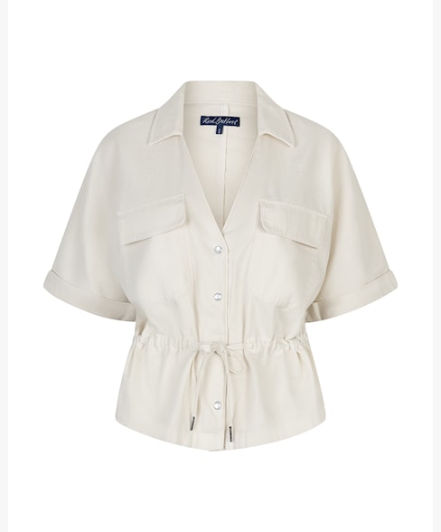RB Drew Drawstring Jacket - Pearl