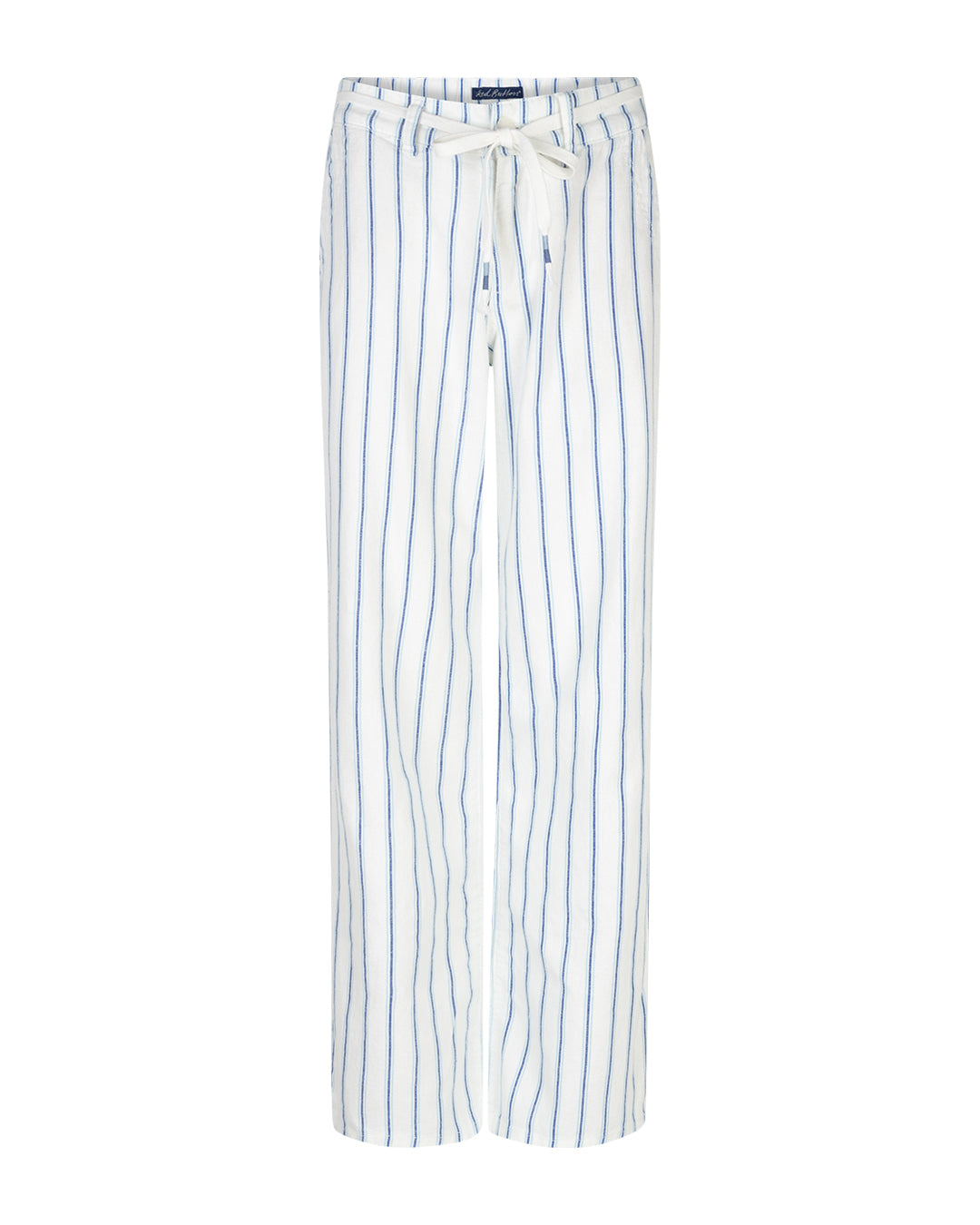 RB Colette Linen Stripe Trousers - Cobalt
