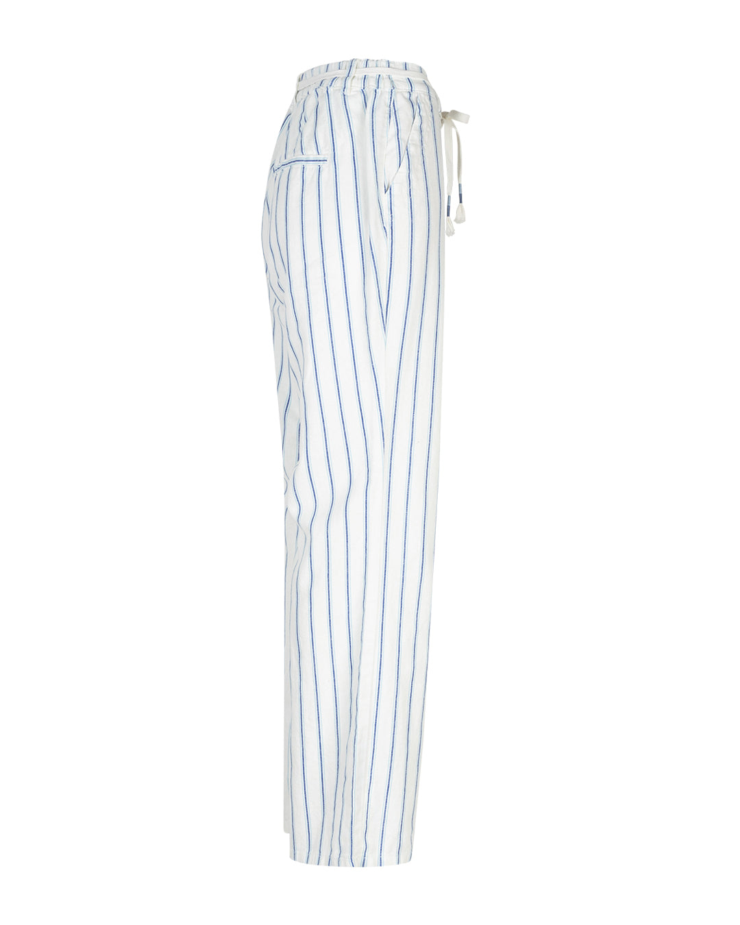 RB Colette Linen Stripe Trousers - Cobalt