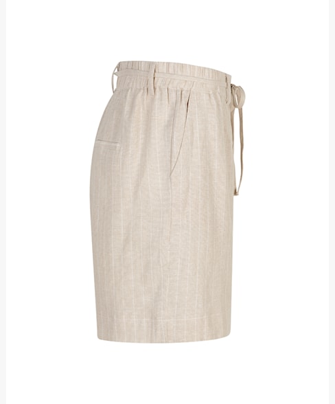 RB Cami Pinstripe Shorts - Pebble