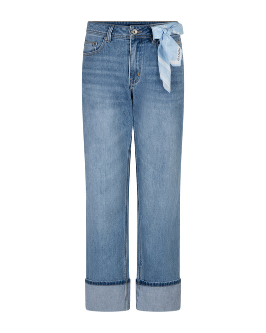 RB Kim High Hem & Scarf - Stone Used