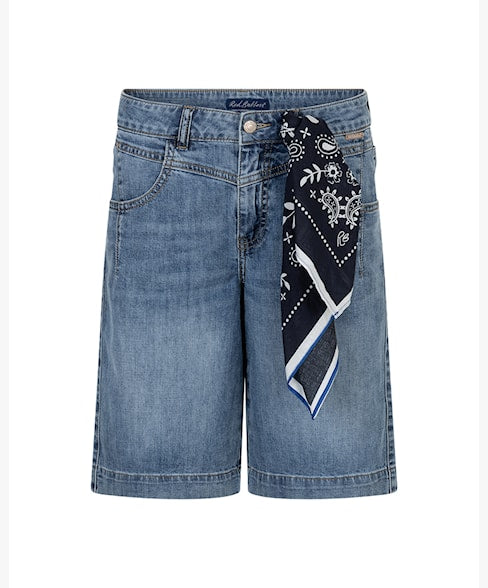 RB Kate Bermuda Shorts with Scarf - Stoneused