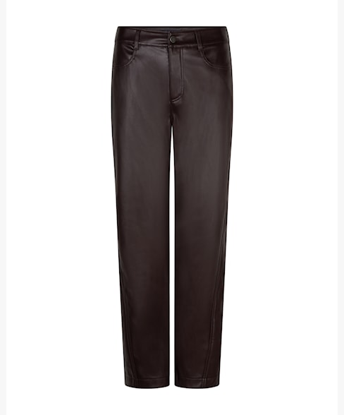 RB Caitlina Faux Leather Curved Legs - Burgundy