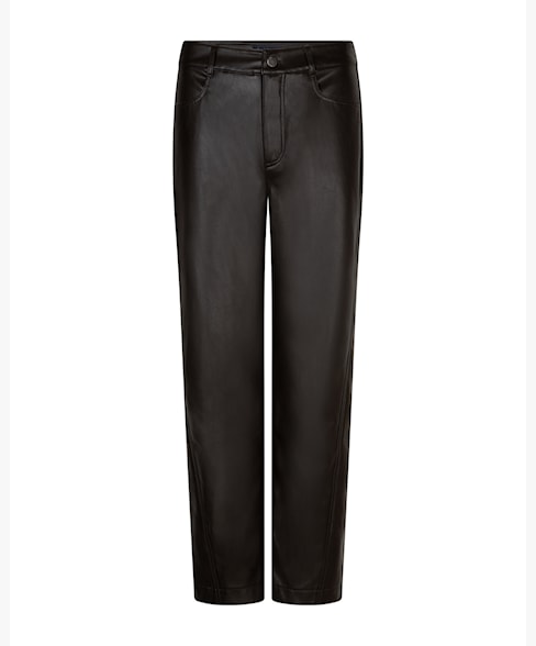 RB Caitlina Faux Leather Curved Legs - Espresso