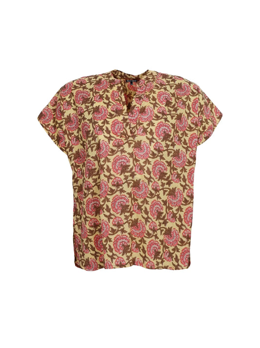 BC Flora SS Blouse - Sun Flower