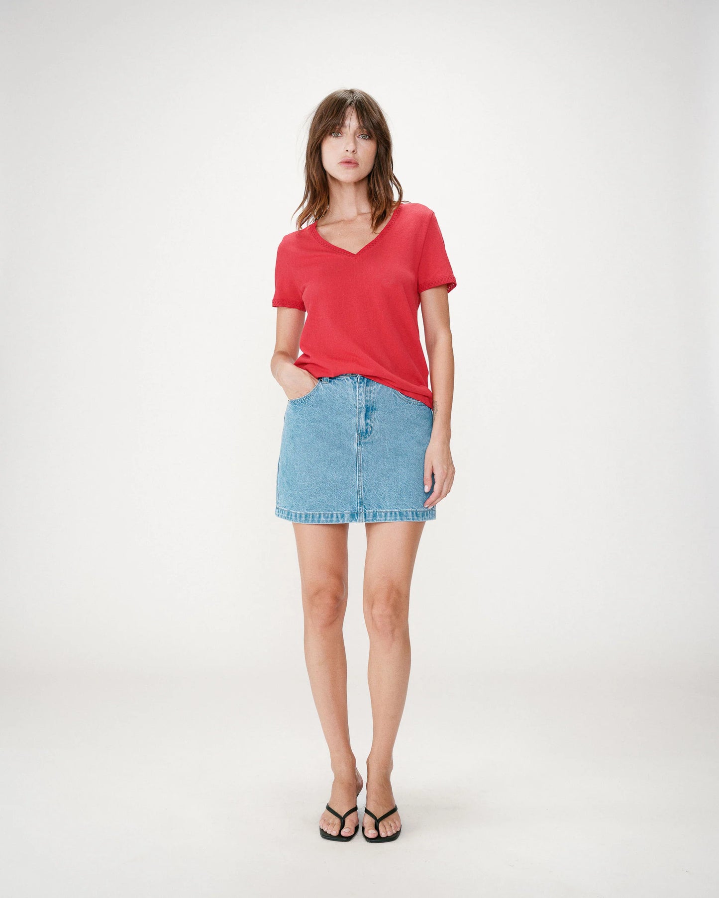 Grace & Mila Willem Tee - Rouge