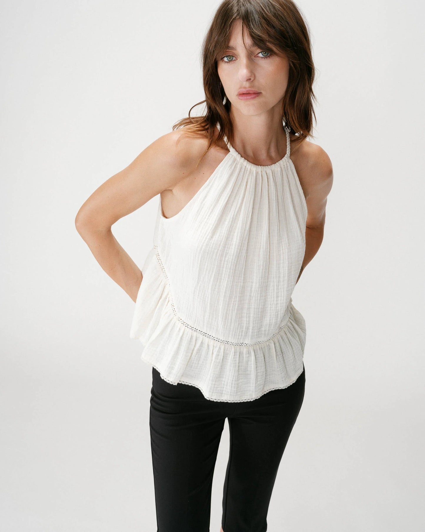 Grace & Mila Widy Top - White