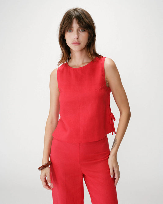 Grace & Mila Wesca Top - Rouge