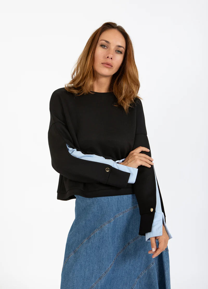 Coster Copenhagen Sweatshirt with Sleeve Detail