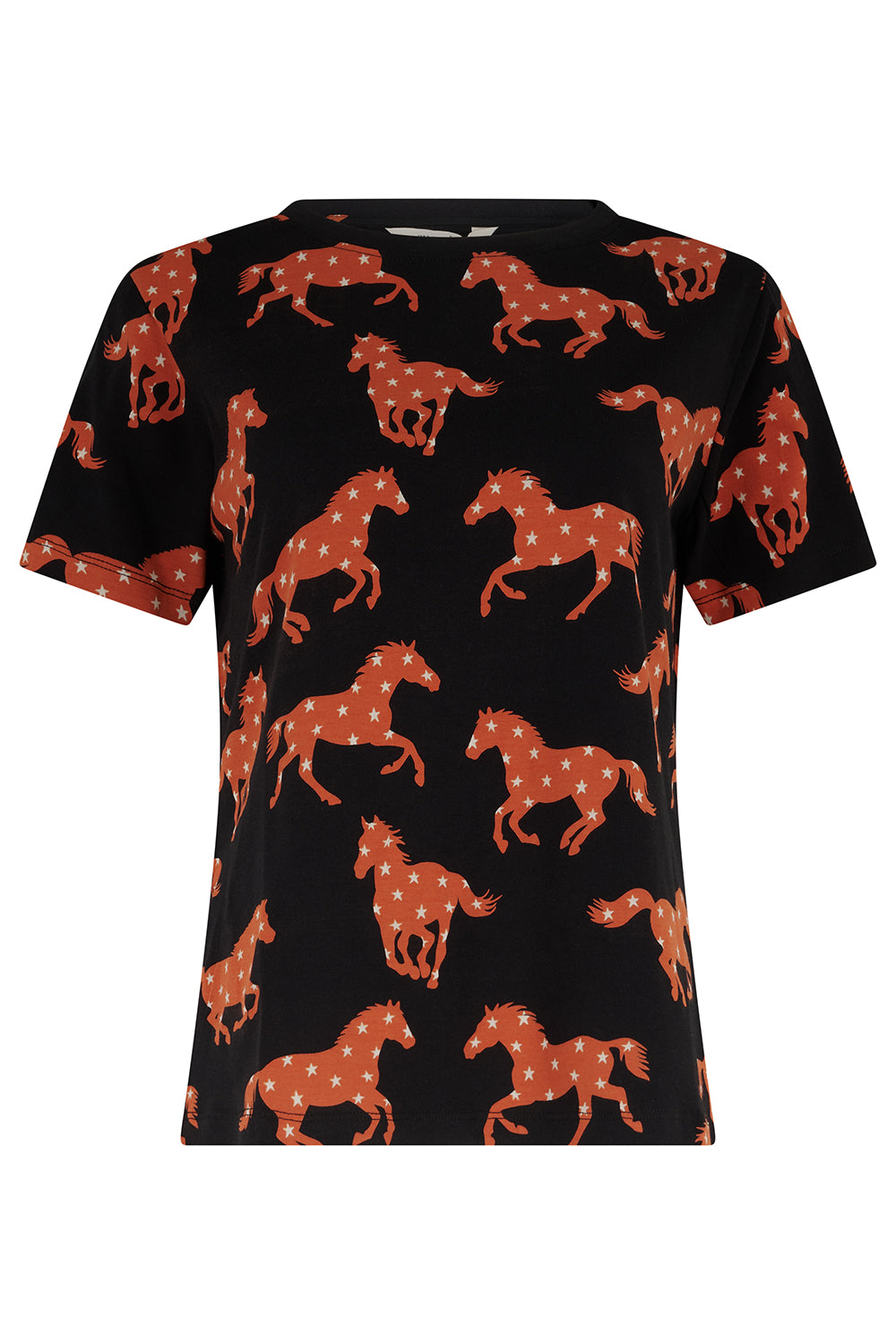 Maggie T-shirt - black horse