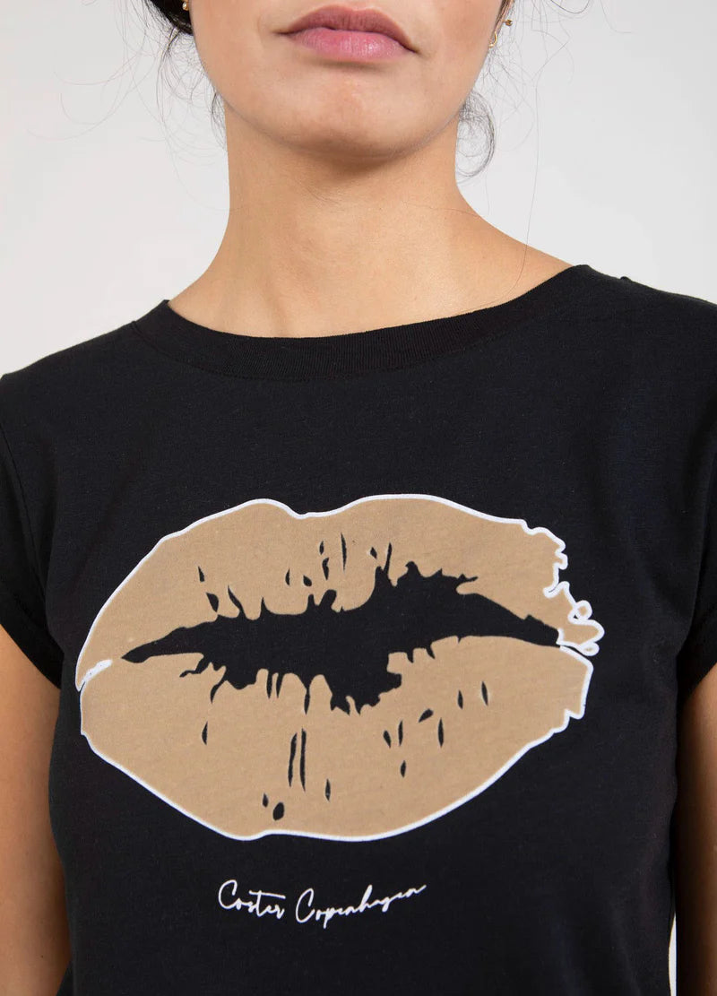 Coster Copenhagen Velvet Kiss Print T-Shirt