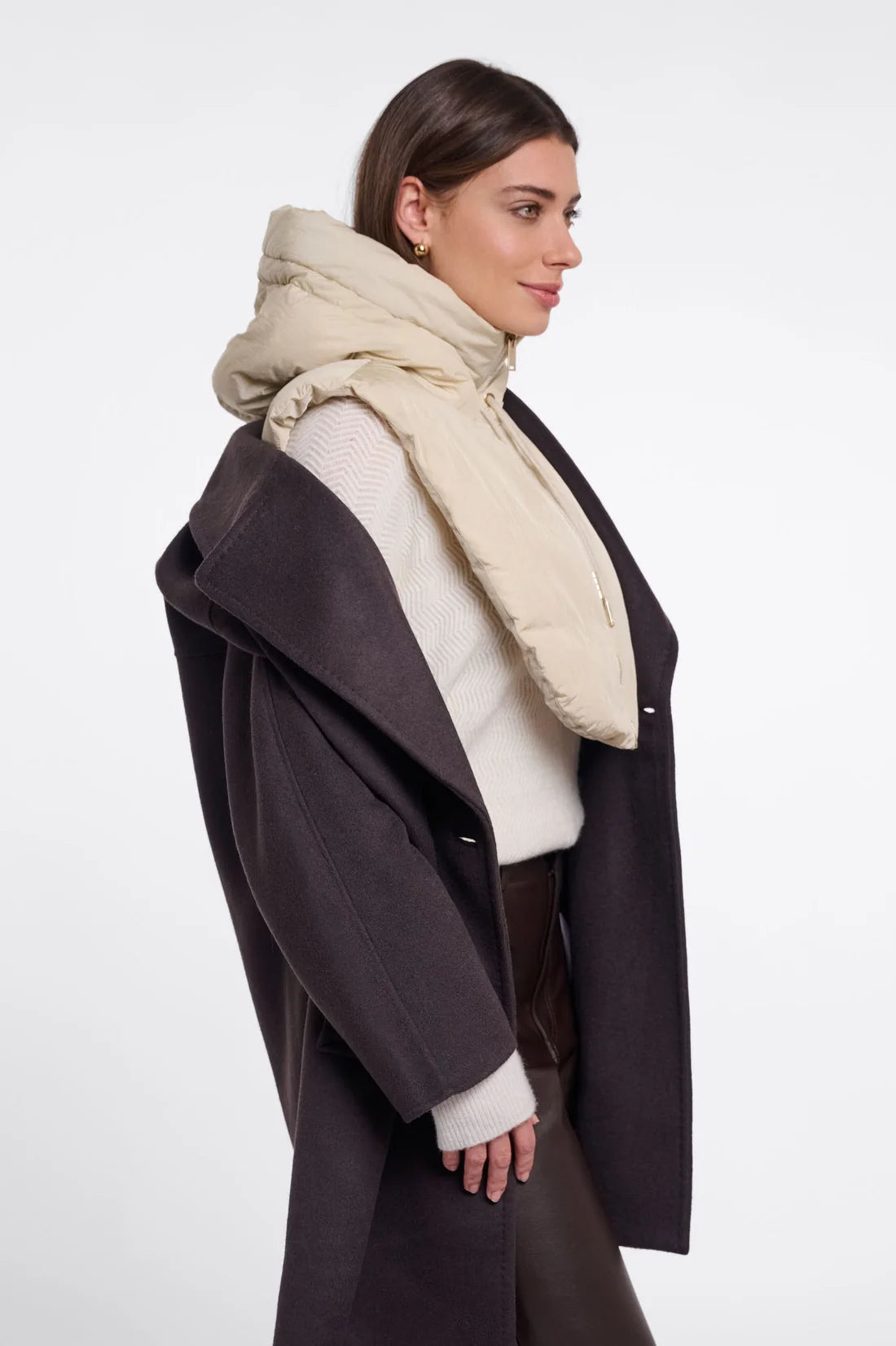 Rino & Pelle Tabita Hood Collar - Birch