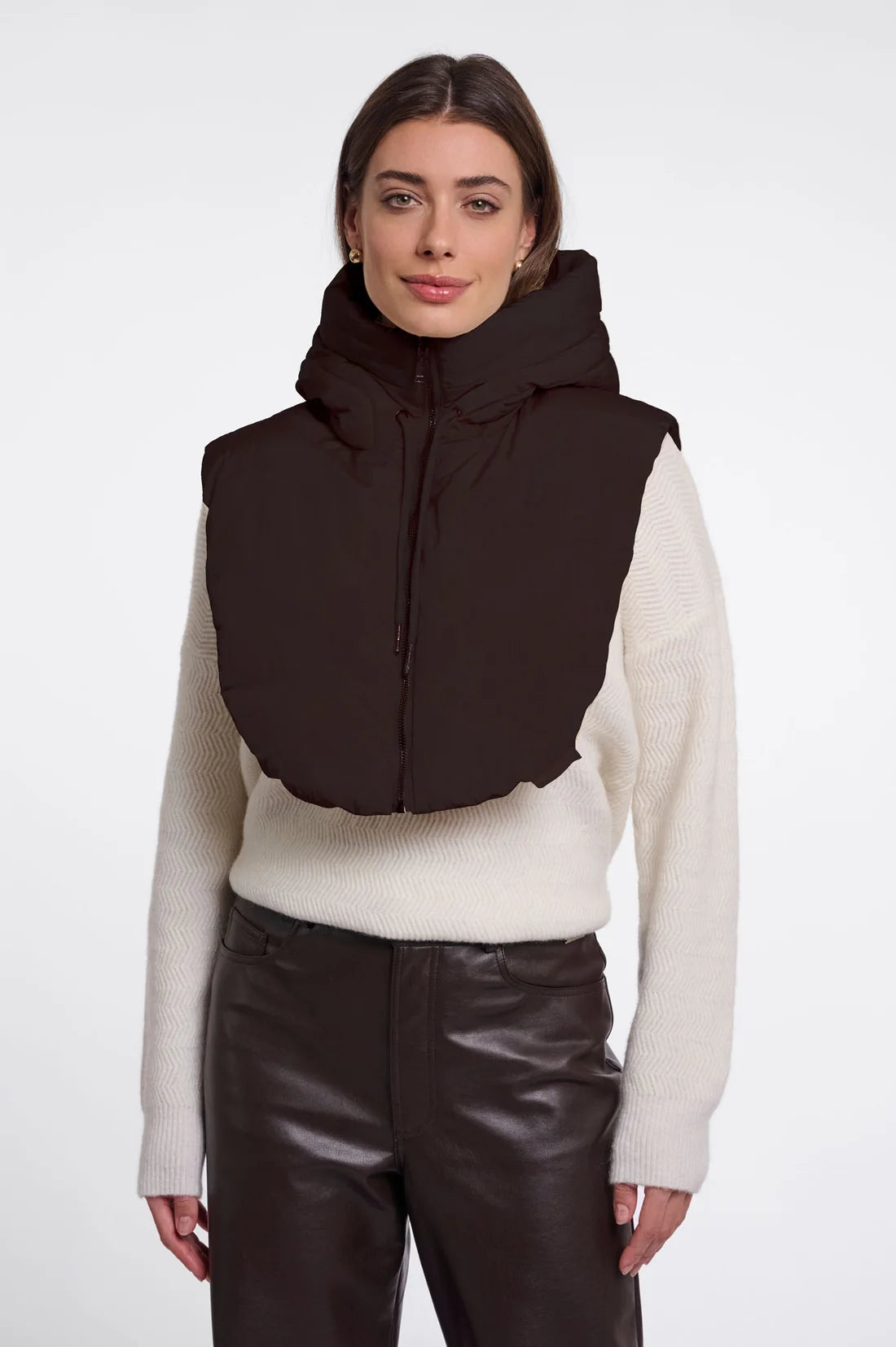 Rino & Pelle Tabita Hood Collar - Peated