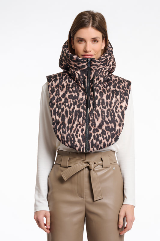 R&P Tabita Padded Hood - Leopard