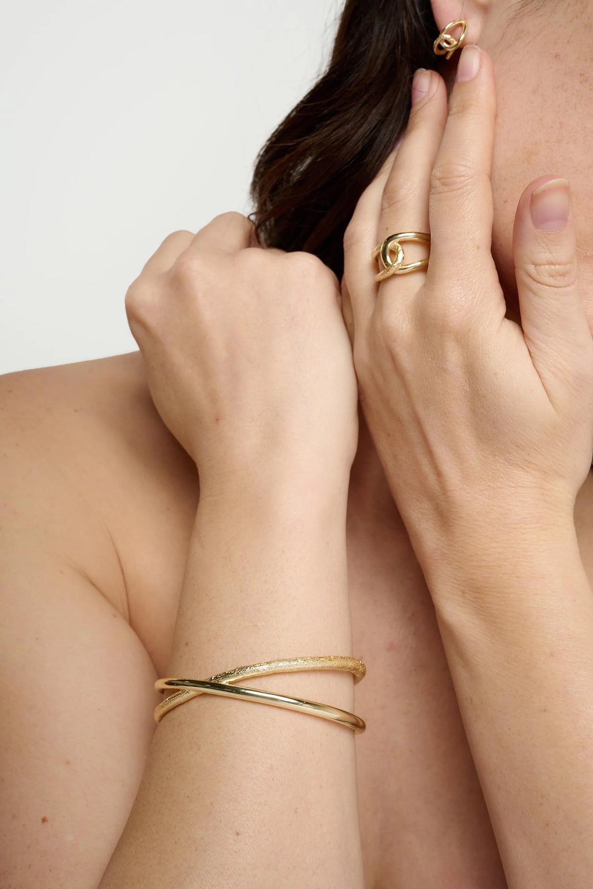 Tutti & Co Alder Earrings - Gold
