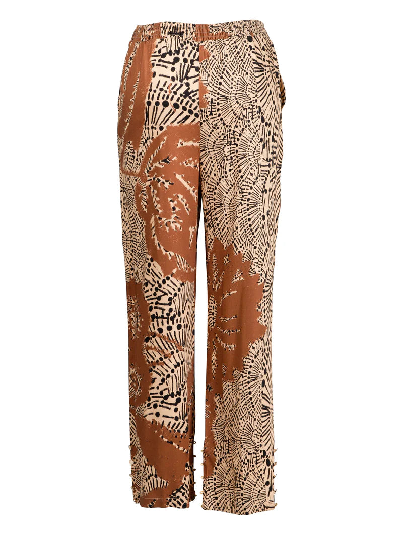 NU Denmark Ubine Trousers - Apricot Mix