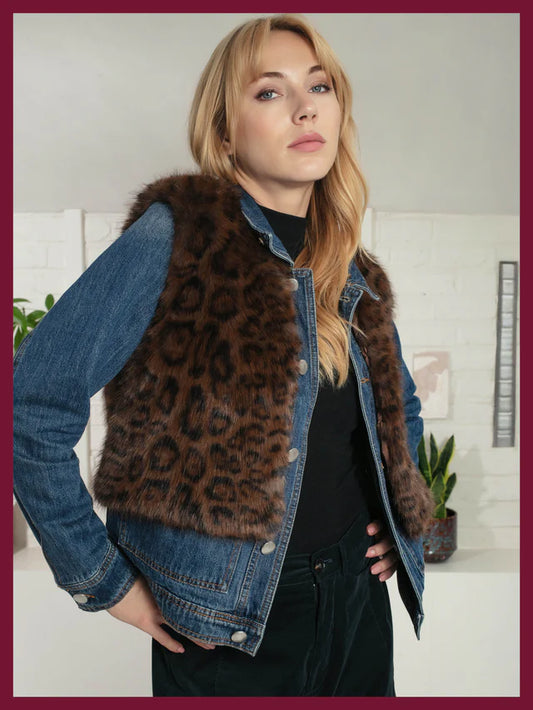 Nooki Edelweiss Fuux Fur Gilet