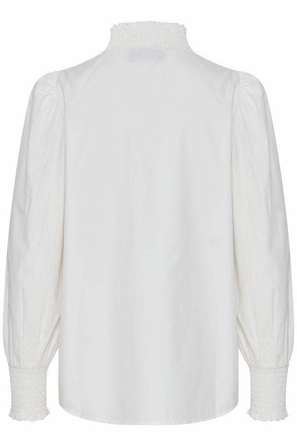 Fransa Pops Shirt - White