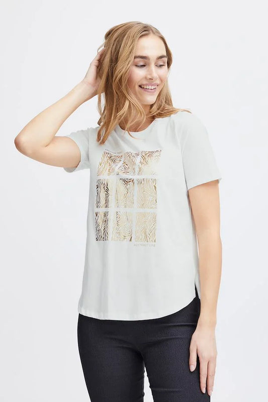 Fransa Ottilie T-Shirt - White