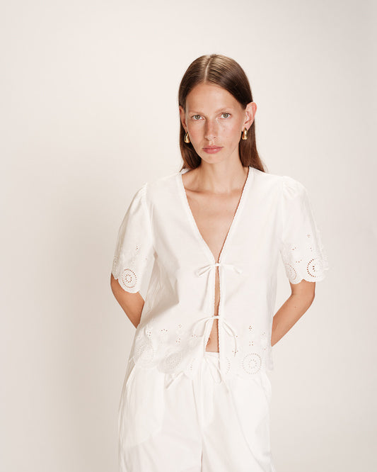 Grace & Mila Rosie Blouse - Ecru