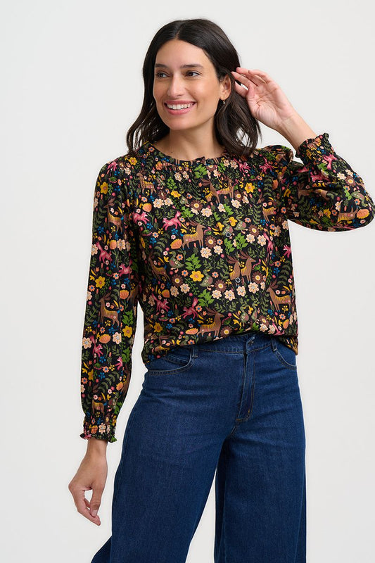 Juliet Blouse - black forest
