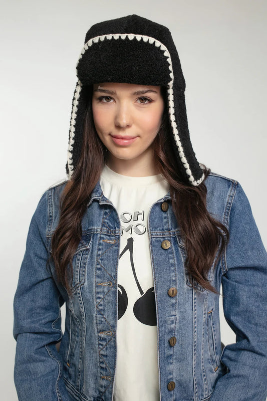 Nooki Danika Trapper Hat - Black