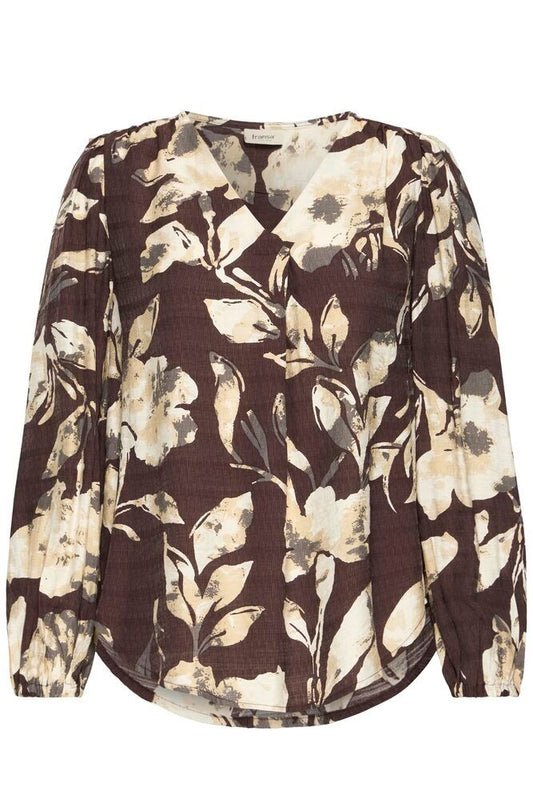 Fransa Ariana Blouse - Floral Fudge