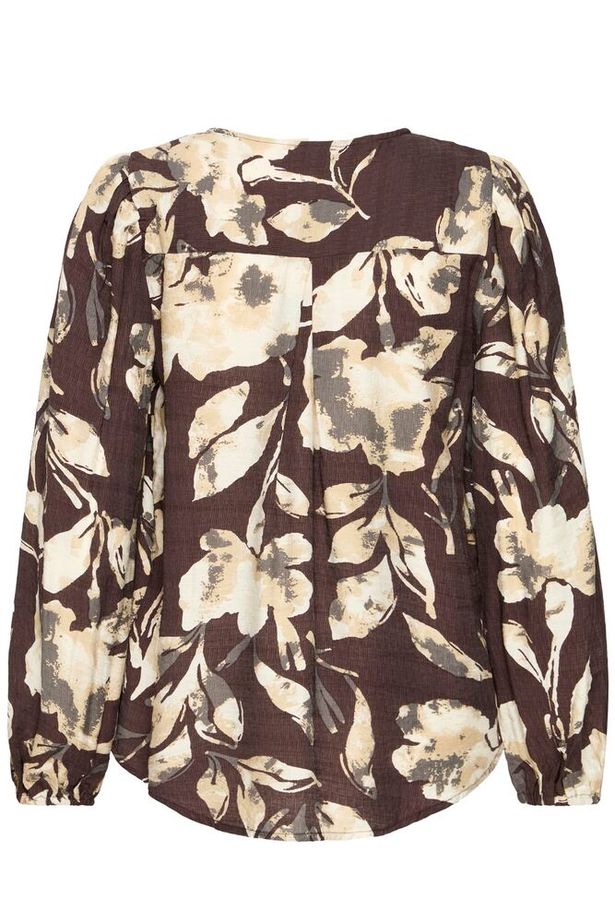 Fransa Ariana Blouse - Floral Fudge