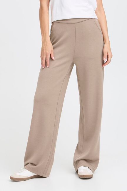 Fransa Aurora Pants - Desert Taupe