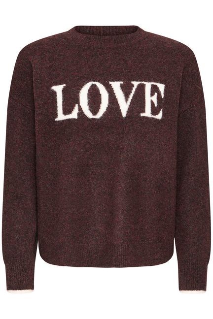 Fransa Florence Love Pullover - Fudge