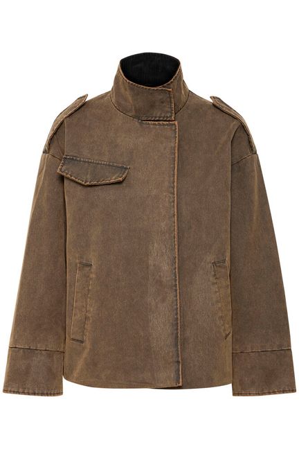 ICHI Fazola Jacket - Washed Brown