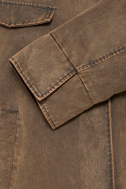 ICHI Fazola Jacket - Washed Brown