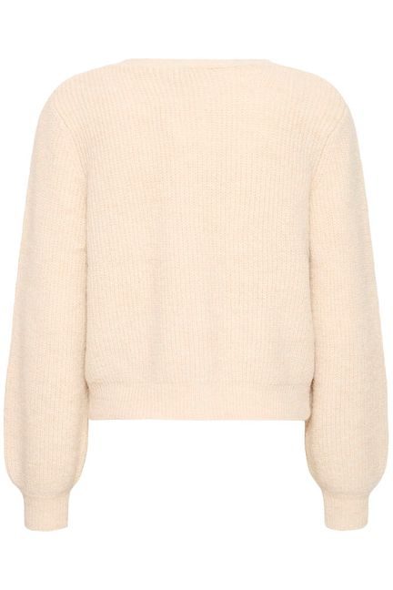 ICHI Blarisa Cardigan - Almond Milk