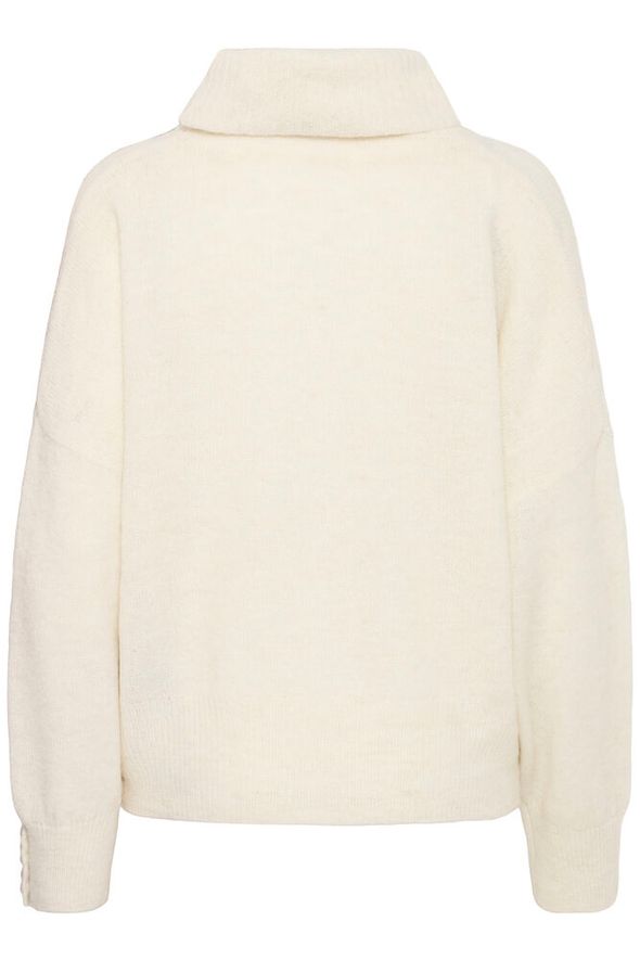 ICHI Kamara Pullover - Cloud Dancer