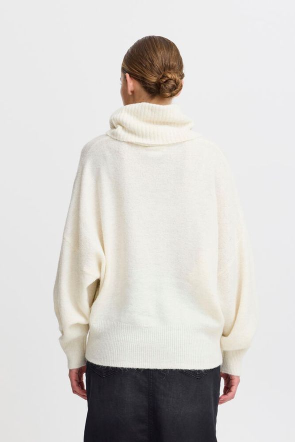 ICHI Kamara Pullover - Cloud Dancer
