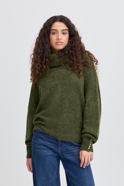 ICHI Kamara Pullover - Rifle Green