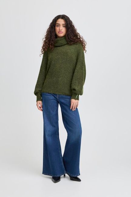 ICHI Kamara Pullover - Rifle Green