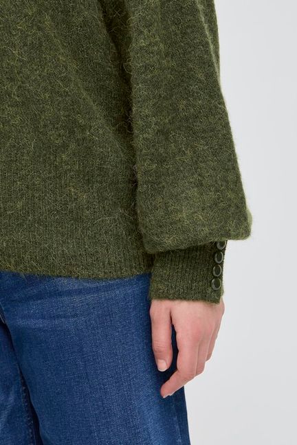 ICHI Kamara Pullover - Rifle Green