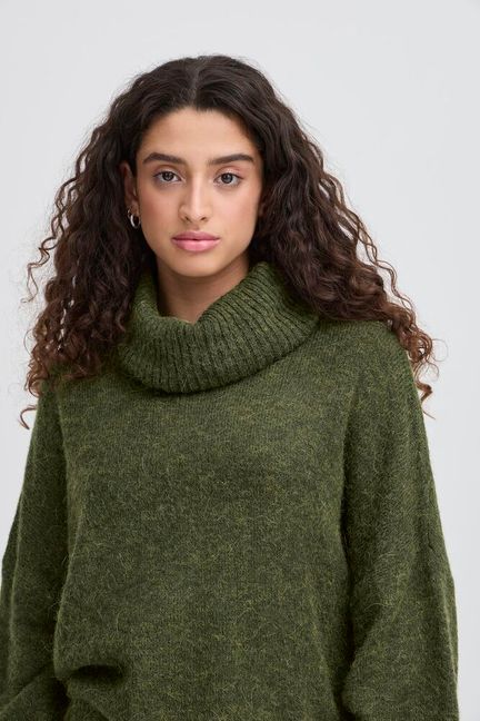 ICHI Kamara Pullover - Rifle Green