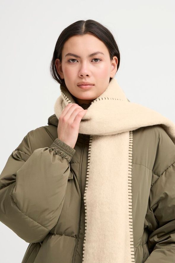 ICHI Glebbi Scarf - Doeskin