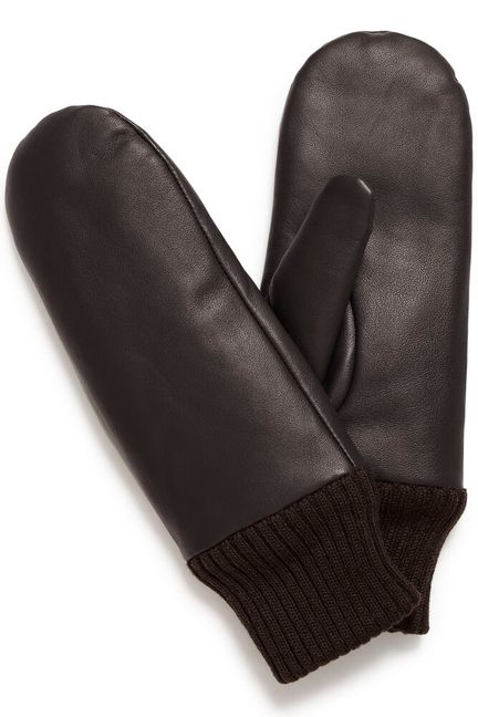 ICHI Nilla Leather Gloves - Expresso