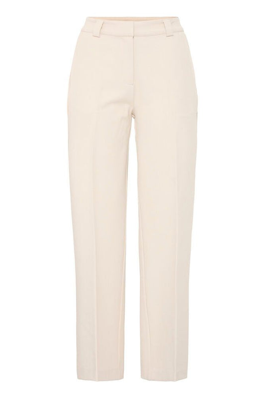 Fransa Brinkly Pants - Pumice Stone
